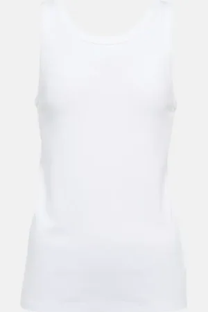 The Row Frankie cotton jersey tank top