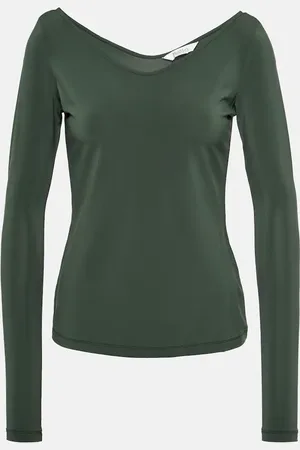 Max Mara Ragazza jersey crÃªpe top