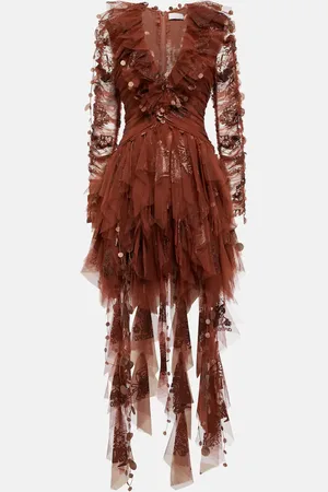 ZIMMERMANN Kaleidoscope organza minidress