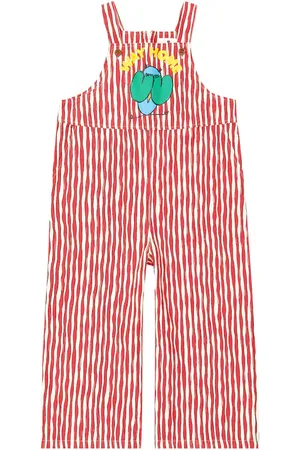 Jelly Mallow Printed cotton overalls
