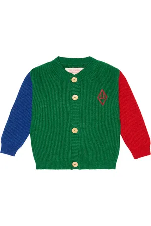 The Animals Observatory Baby Toucan colorblocked cardigan