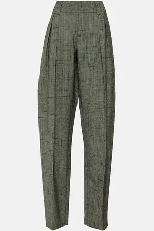 Bottega Veneta High-rise tapered wide-leg pants