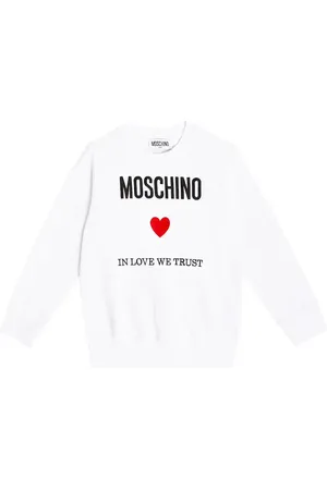 Moschino Printed cotton jersey sweatshirt