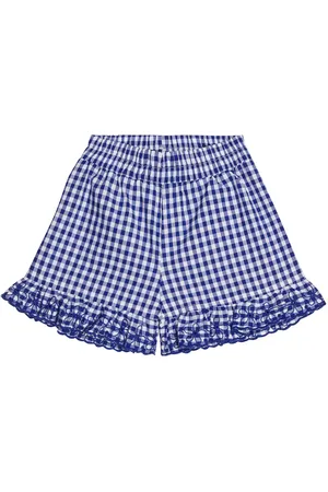MONNALISA Baby gingham cotton shorts