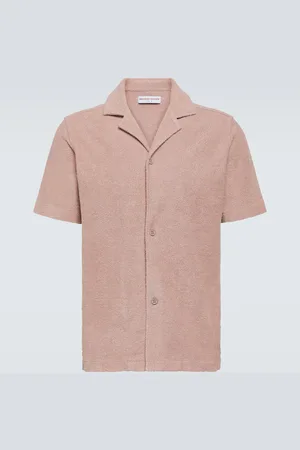 Orlebar Brown Howell cotton terry bowling shirt