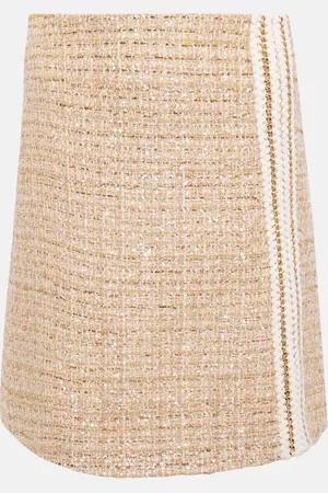 Giambattista Valli Sequined tweed miniskirt
