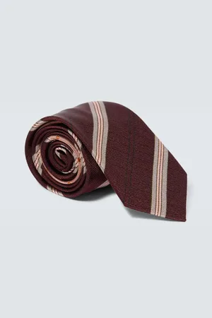 DRIES VAN NOTEN Silk satin tie
