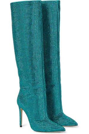 PARIS TEXAS Holly embellished knee-high boots