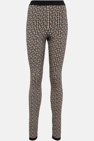 Balmain Monogram high-rise leggings