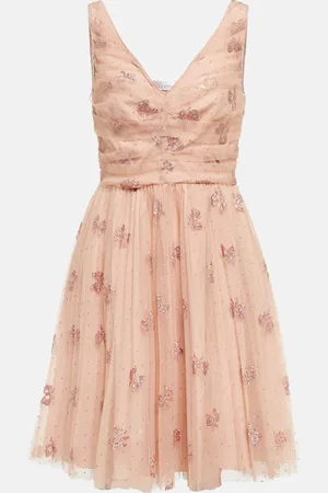 RED Valentino Glitter tulle minidress