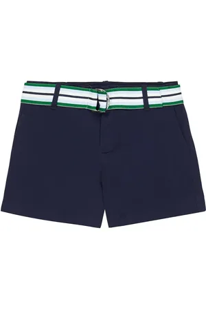 Ralph Lauren Belted cotton twill shorts
