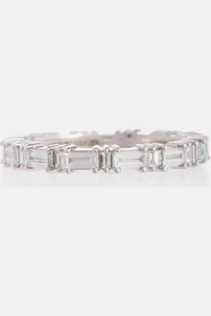 Suzanne Kalan 18kt white ring with diamonds