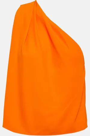 The Sei One-shoulder crÃªpe top