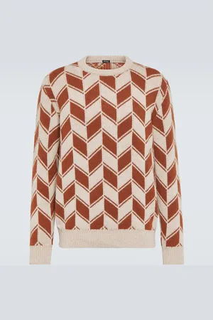 Kiton Cashmere intarsia sweater