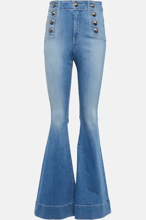 VERONICA BEARD Sheridan high-rise flared jeans