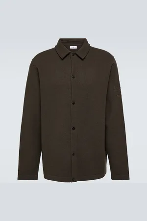 Stone Island Compass wool overshirt