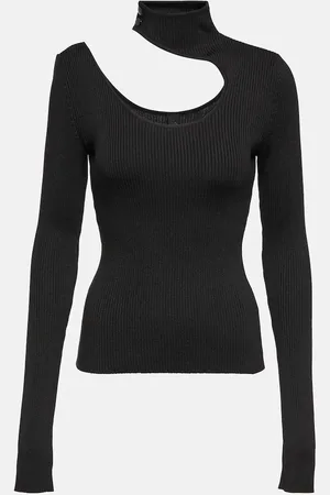PETAR PETROV Fiz cutout ribbed-knit silk top