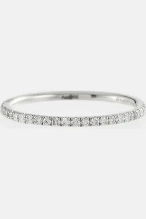 Ileana Makri Thread Band 18kt gold ring with diamonds