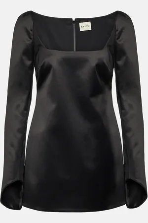 Khaite Tate satin minidress