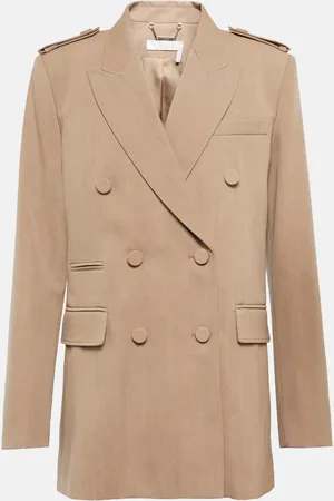 Chloé ChloÃ© Double-breasted virgin wool blazer