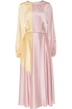 Roksanda Anahita silk satin midi dress
