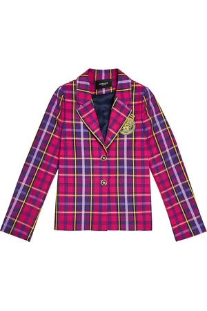 VERSACE Checked blazer