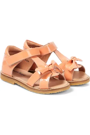 Petit Nord Bow patent leather sandals