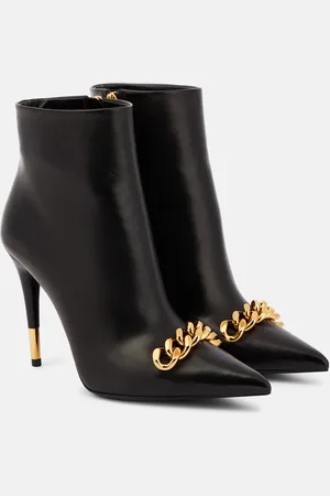 Tom Ford Chain leather ankle boots