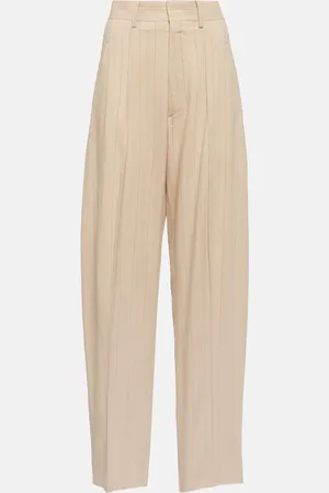 Isabel Marant Sopiavea pinstriped high-rise pants