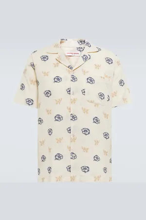 Orlebar Brown Marne fil-coupÃ© bowling shirt
