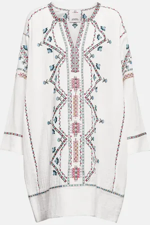 Isabel Marant Chemsi embroidered cotton minidress