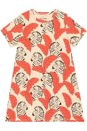 Mini Rodini Zebras printed jersey dress