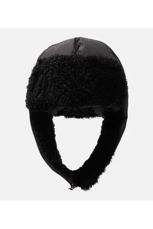 YVES SALOMON Shearling-trimmed hat