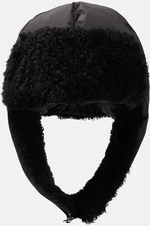 YVES SALOMON Shearling-trimmed hat