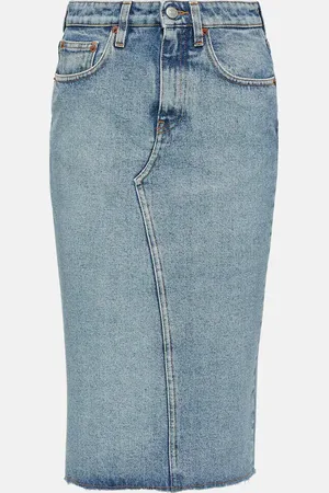 Maison Margiela Denim midi skirt