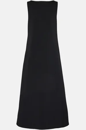 The Row Rhea open-back wool-blend gown