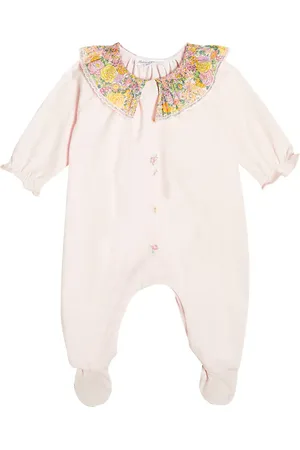 Tartine Et Chocolat Baby floral cotton onesie