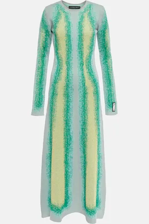 Y / PROJECT Gradient knit maxi dress
