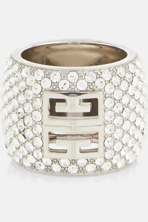 Givenchy 4G crystal-embellished ring