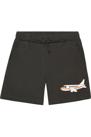 Mini Rodini Airplane printed cotton jersey shorts