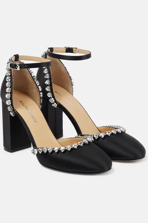 Mach & Mach Audrey 95 embellished satin pumps