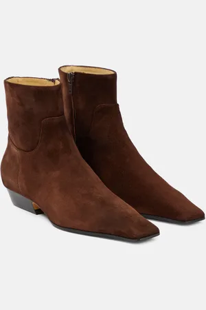 Khaite Marfa suede Chelsea boots