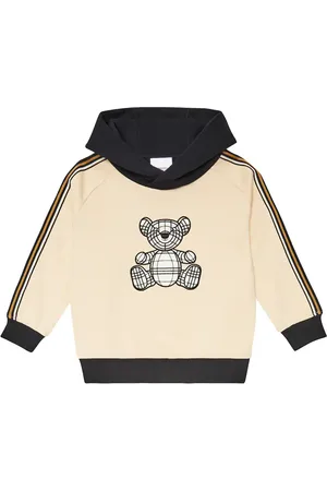 Burberry Thomas Bear embroidered cotton hoodie