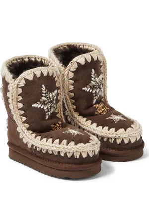 Mou Embellished suede boots