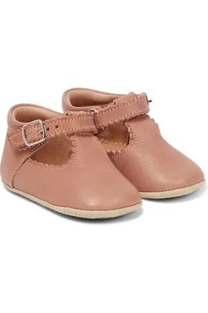Petit Nord Baby T-bar leather shoes