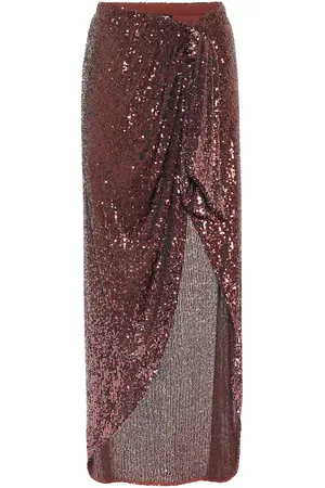 Balmain Sequined maxi skirt