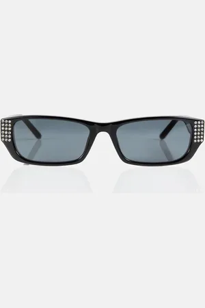 MAGDA BUTRYM X Linda Farrow embellished rectangular sunglasses