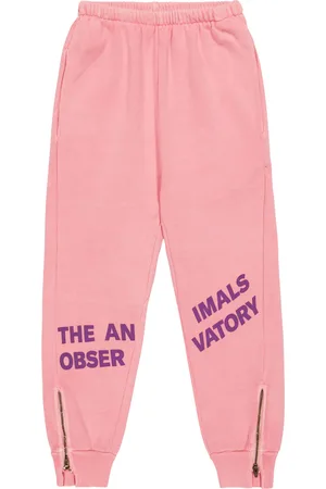 The Animals Observatory Panther printed cotton sweatpants