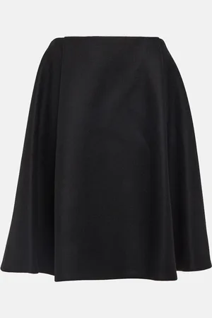 Khaite Farla wool-blend midi skirt