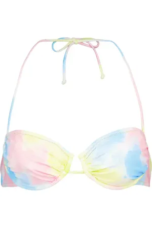 Reina Olga Penny tie-dye bikini top